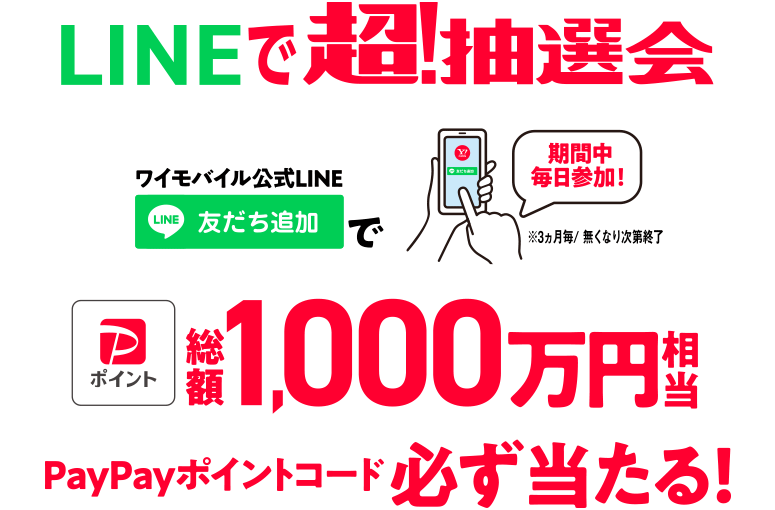 LINEで超!抽選会
