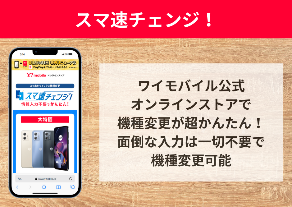 【公式限定】スマホをクイックに機種変更 スマ速チェンジ！