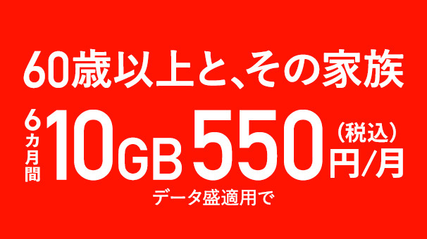 シニア60割(月額割引)