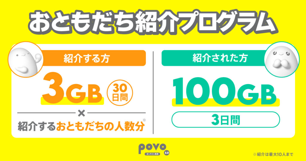 povoおともだち紹介プログラム
