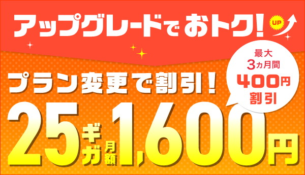 25ギガプランお試し割