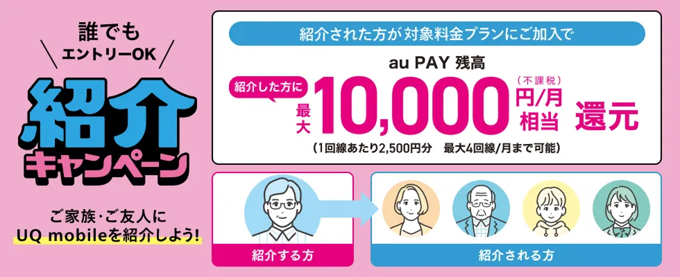 UQ紹介キャンペーン